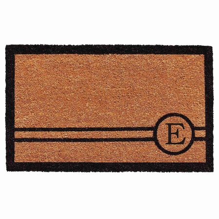 Calloway Mills Monogram Door Mat, Black, Natural, 24 in W x 36 in L 153072436E
